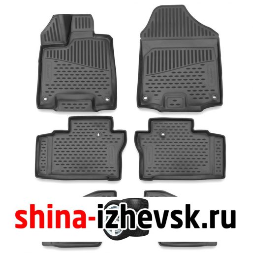 Коврик Autofamily коврики 3D в салон для HONDA Pilot, 01/2016, 6 шт. ) в Ижевске